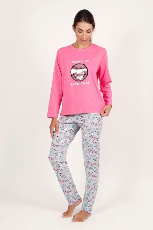 PIJAMA M/L 54741 SRA SMILEY