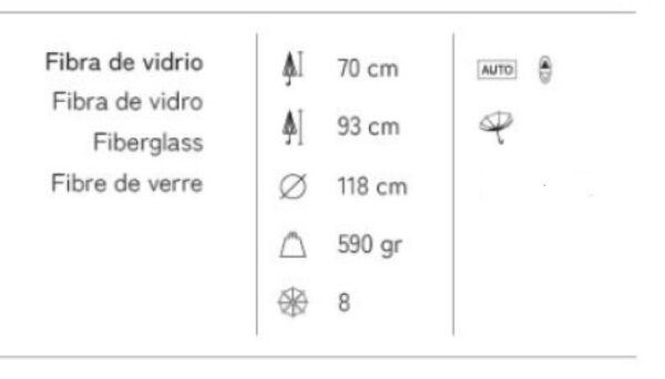 PARAGUAS CBO LARGO 1039621 - Imagen 3