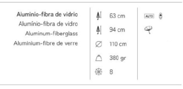 PARAGUAS SRA LARGO 10706022 - Imagen 3