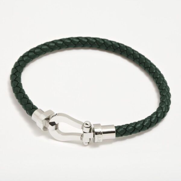 PULSERA PERTEGAZ OMEGA CUERO VERDE PEH056