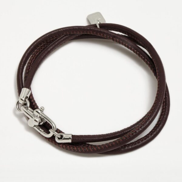 PULSERA PERTEGAZ MOSQUETON MARRON PEH061