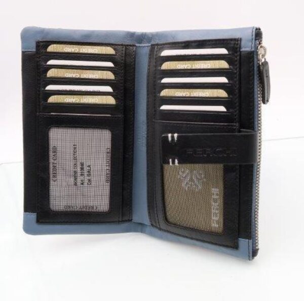 BILLETERA SRA PIEL 810840 TOPOS 18X11CM - Imagen 2