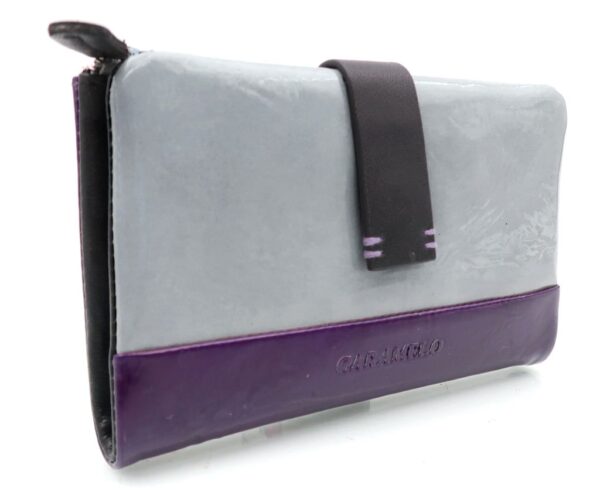 CARTERA SRA PIEL CARAMELO 50553 14X9CM