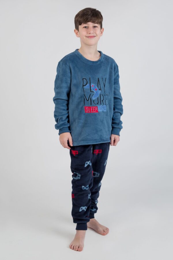 PIJAMA NIÑO 23332 POLAR  CONSOLA