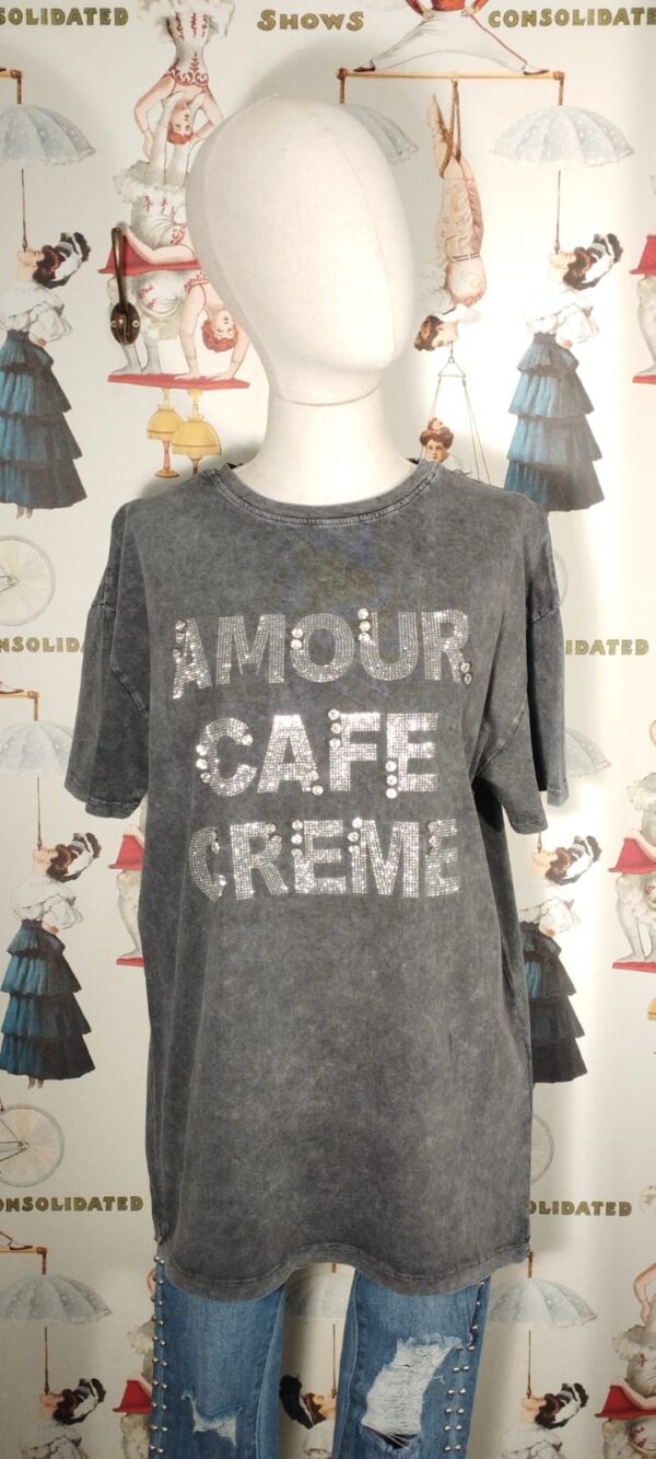 CAMISETA M/C CAFE CREME 777