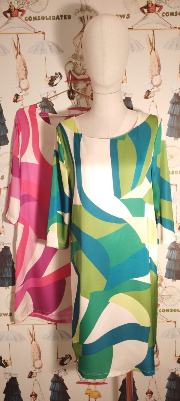 VESTIDO MANGA SEMI 101598