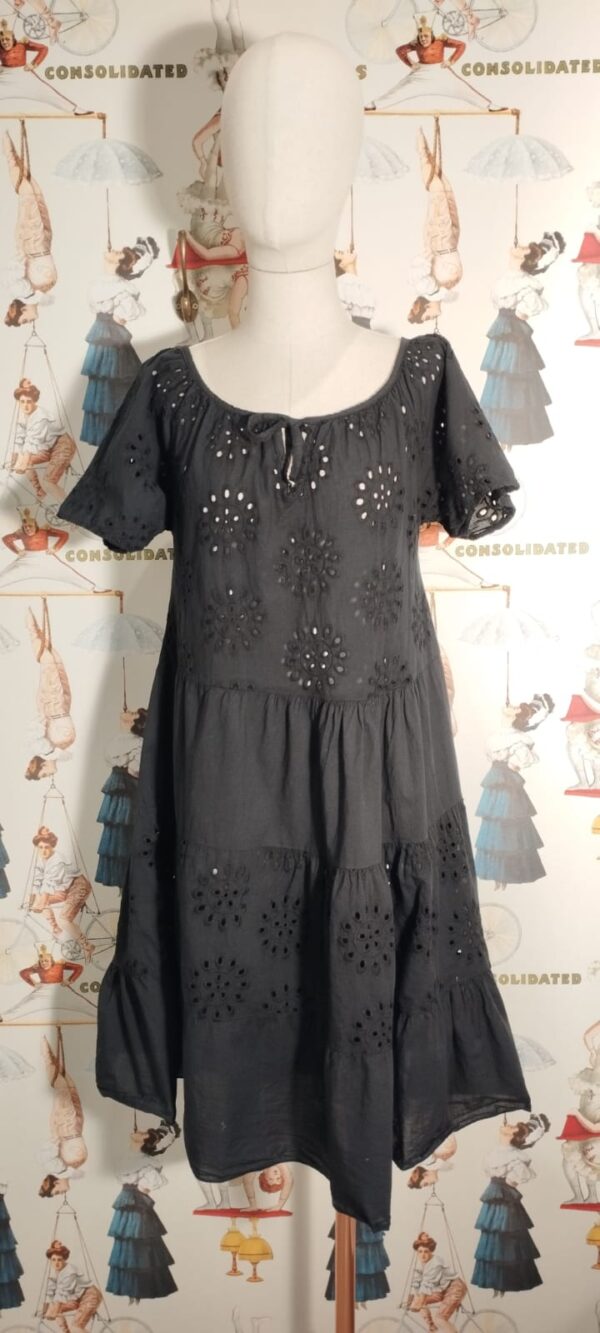 VESTIDO TIRA BORDADA 27940