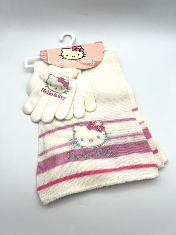 BUFANDA +GUANTES HELLO KITTY