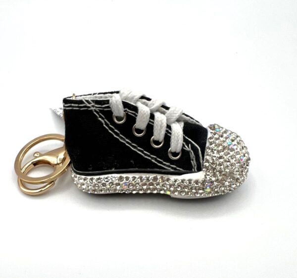 LLAVERO ZAPATILLA STRASS  LARGO 9CM