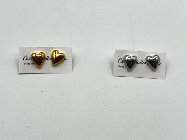 PENDIENTE ACERO E020 CORAZON